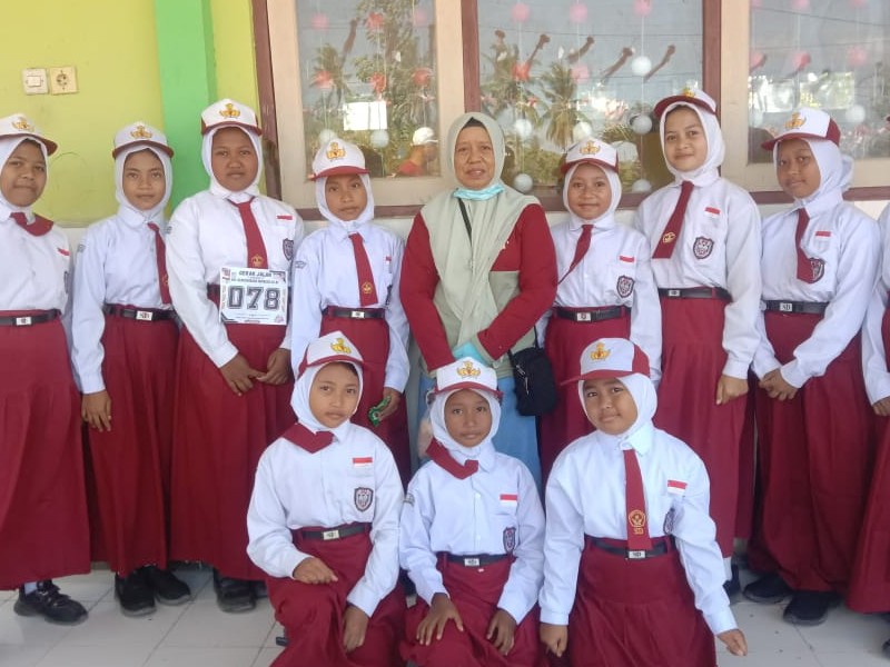 Kompak dan Penuh Semangat, Regu Putri SDN 5 ARJASA Sabet Juara Harapan 1